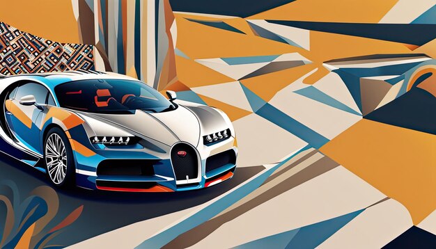 Индивидуальный концептуальный дизайн Bugatti