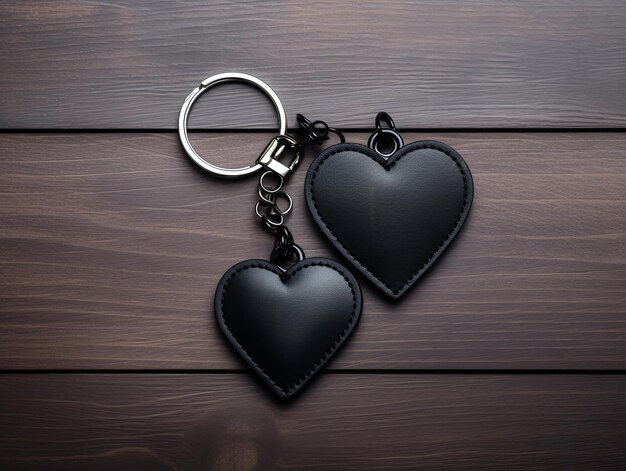 Photo custom keychain mockup for personal and promotional use ai generated