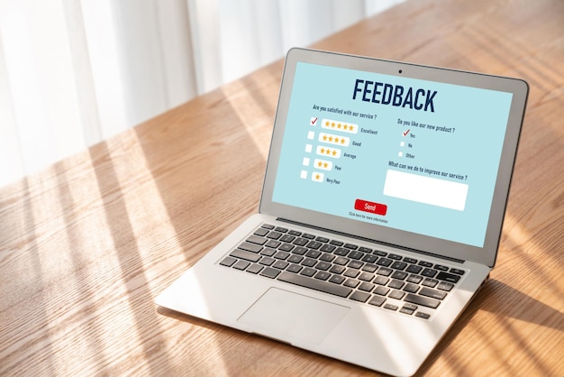 Photo customer feedback and review analysis by modish computer software for corporate business