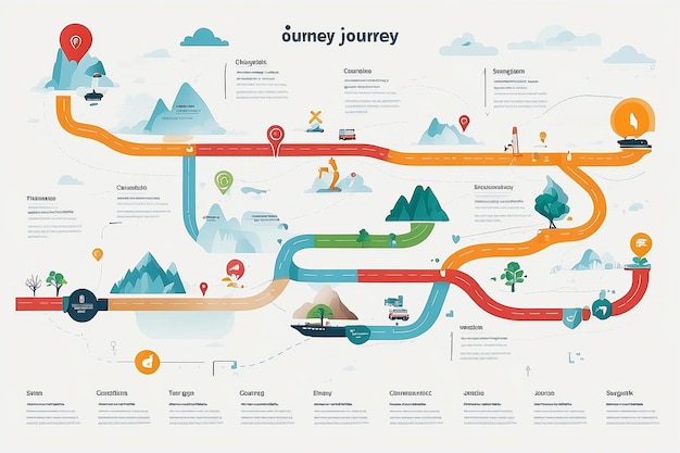 Foto mappa del percorso del cliente