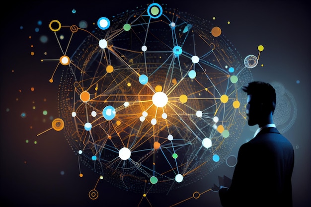 Customer Network Relationship Management Illustration