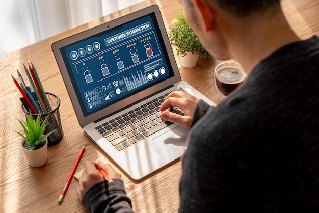 最新のソフトウェアコンピュータでの顧客満足度と評価分析