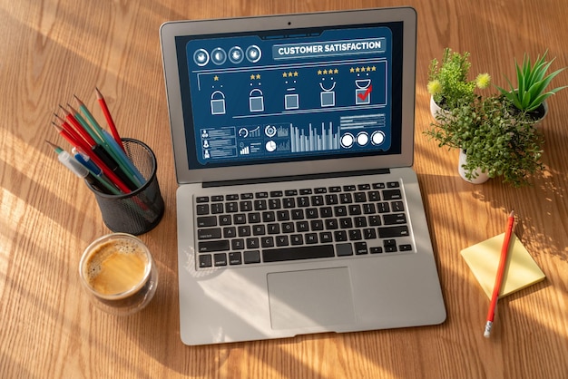 最新のソフトウェアコンピュータでの顧客満足度と評価分析