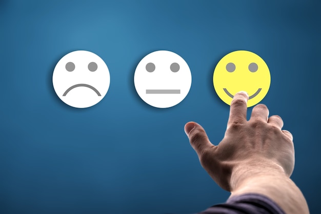 Customer service experience and satisfaction survey concepts.