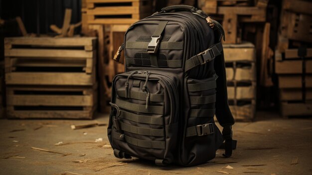 Customizable Tactical Backpack with MOLLE System