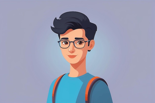 Customizing Virtual Avatar Vector Flat Style Illustration