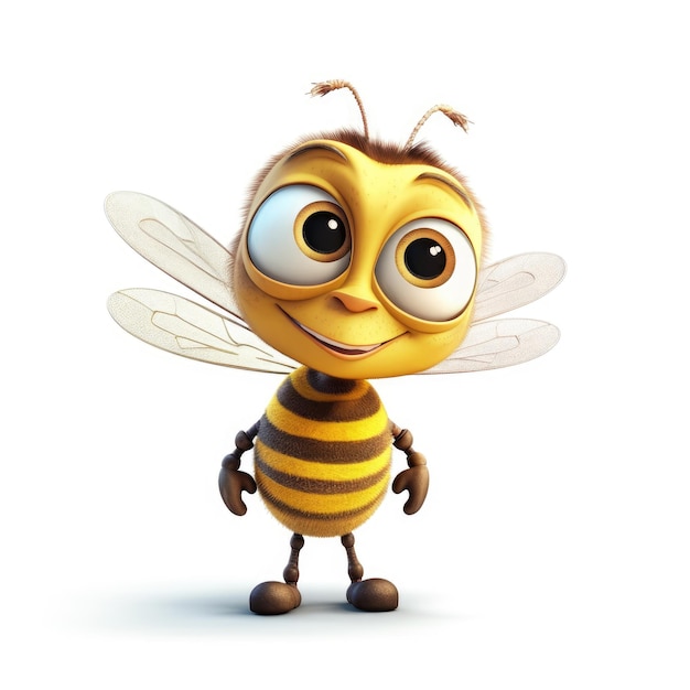 Cute 3D Bee Character