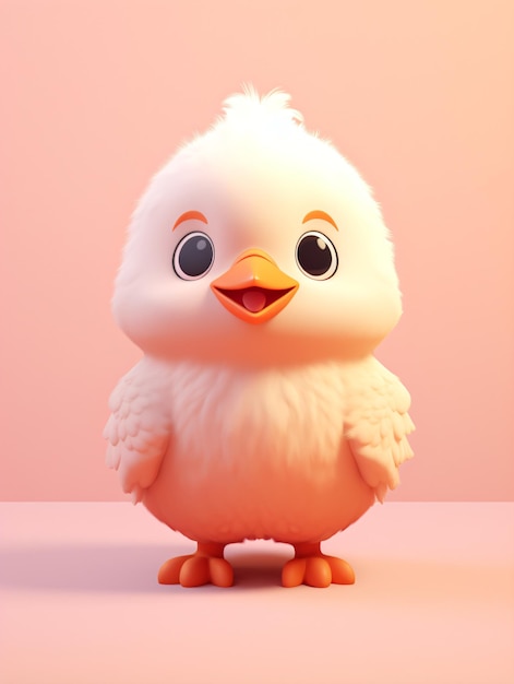 Cute 3D Bird