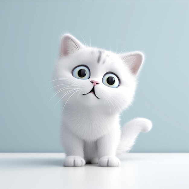 Photo cute 3d cats