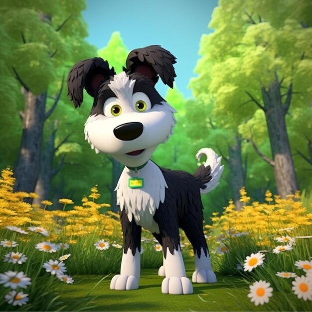 CUTE 3D DOG N PUPPY