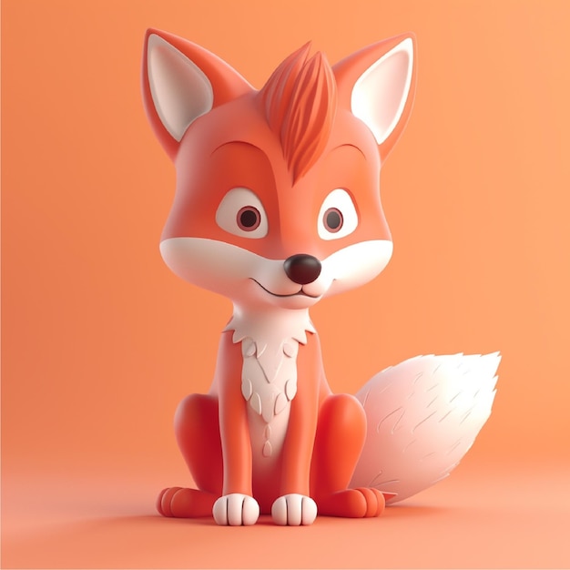 CUTE 3D FOX