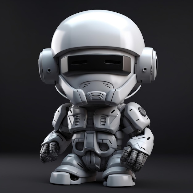 cute 3d render of a funny hasselblad camera humanoid