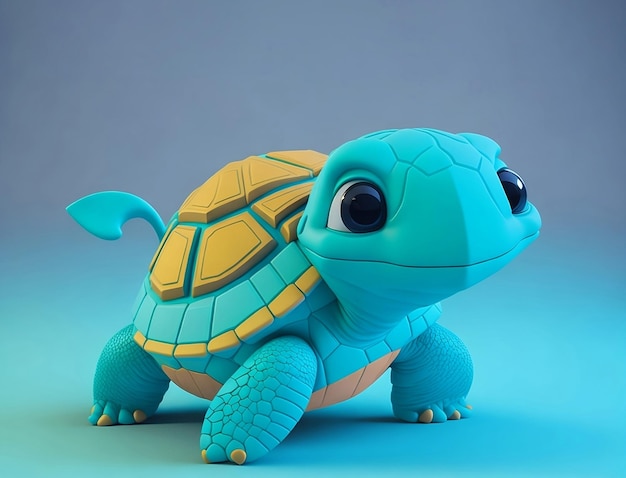 cute 3d turtle Cute 3D Cartoon turtle character Cute Smiling Turtle 3D render of turtle