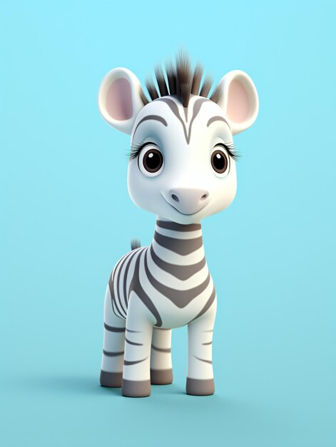 Cute 3D Zebra