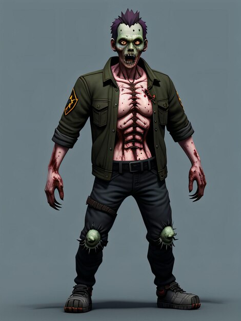 cute 3d zombie