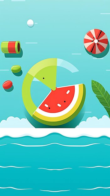 Photo cute abstract summer mobile wallpaper