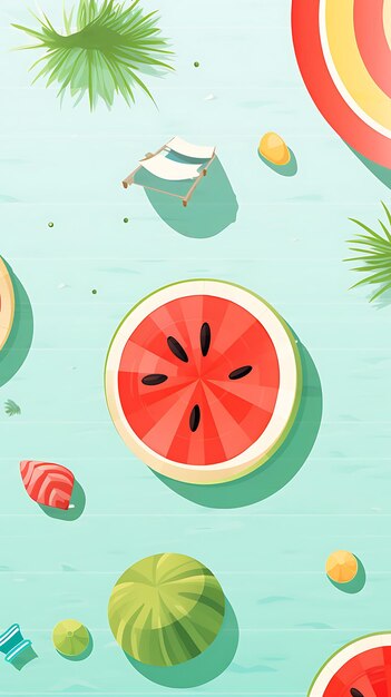 cute abstract summer mobile wallpaper