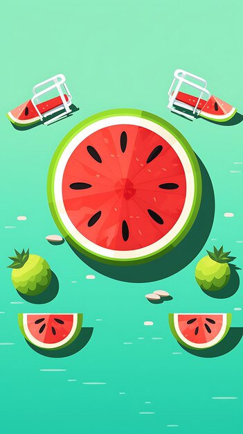 Photo cute abstract summer mobile wallpaper