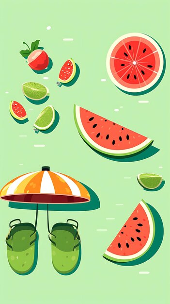 Photo cute abstract summer mobile wallpaper