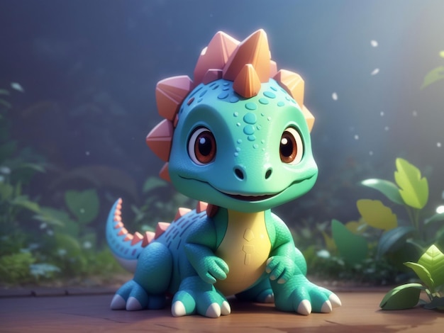 cute adorable baby dinosaur