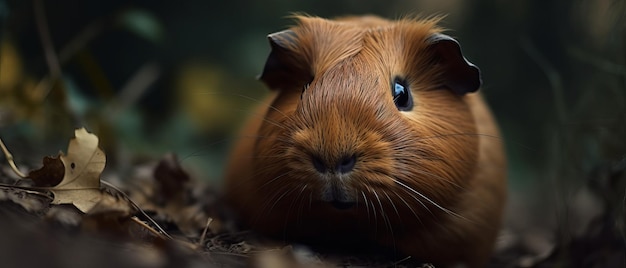 Cute and adorable guinea pig Generative AI