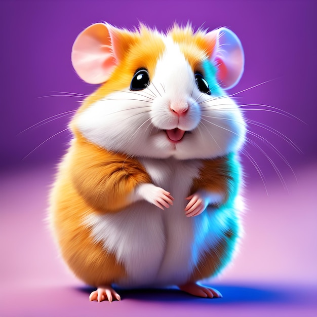 CUTE AND ADORABLE HAMSTER