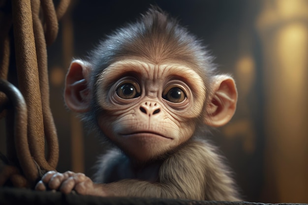cute adorable monkey