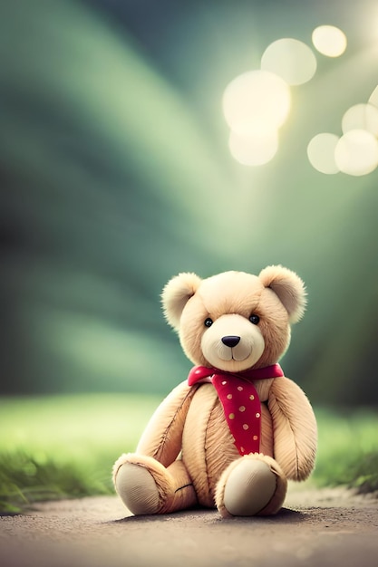 Cute Adorable Teddy Bear Toy in Delightful Pastel Colours