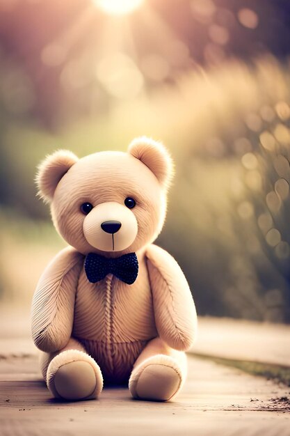 Cute Adorable Teddy Bear Toy in Delightful Pastel Colours