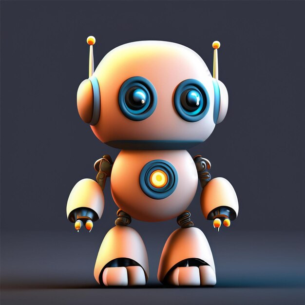 Cute Ai 3D Robot