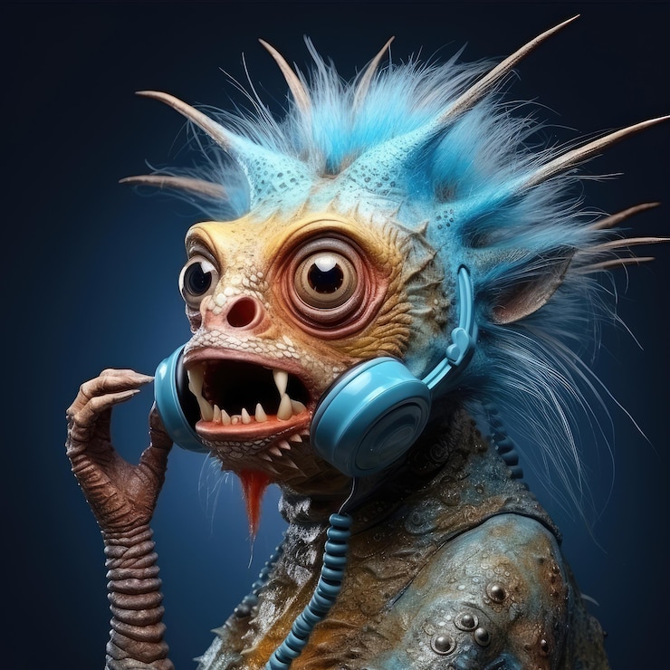 Photo cute alien artwork trending hd wallpaper 8k4k2k wallpaper