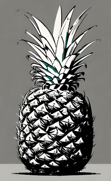 Photo cute ananas style