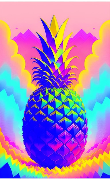 Photo cute ananas