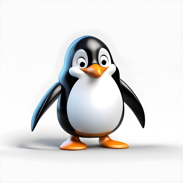 写真 キュートで愛らしいペンギンのキャラクター