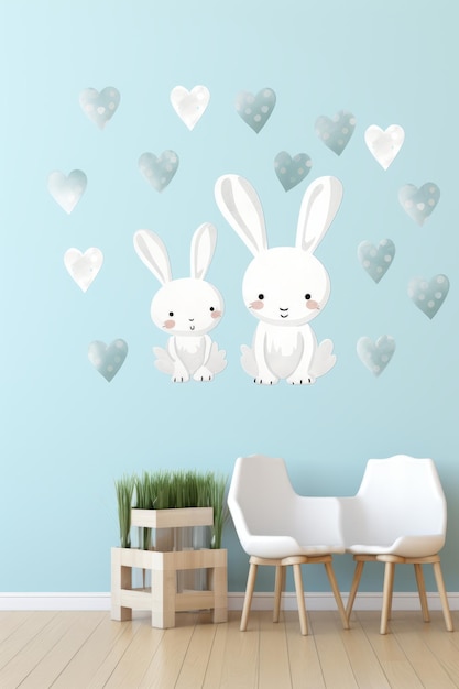 Cute animal illustration design