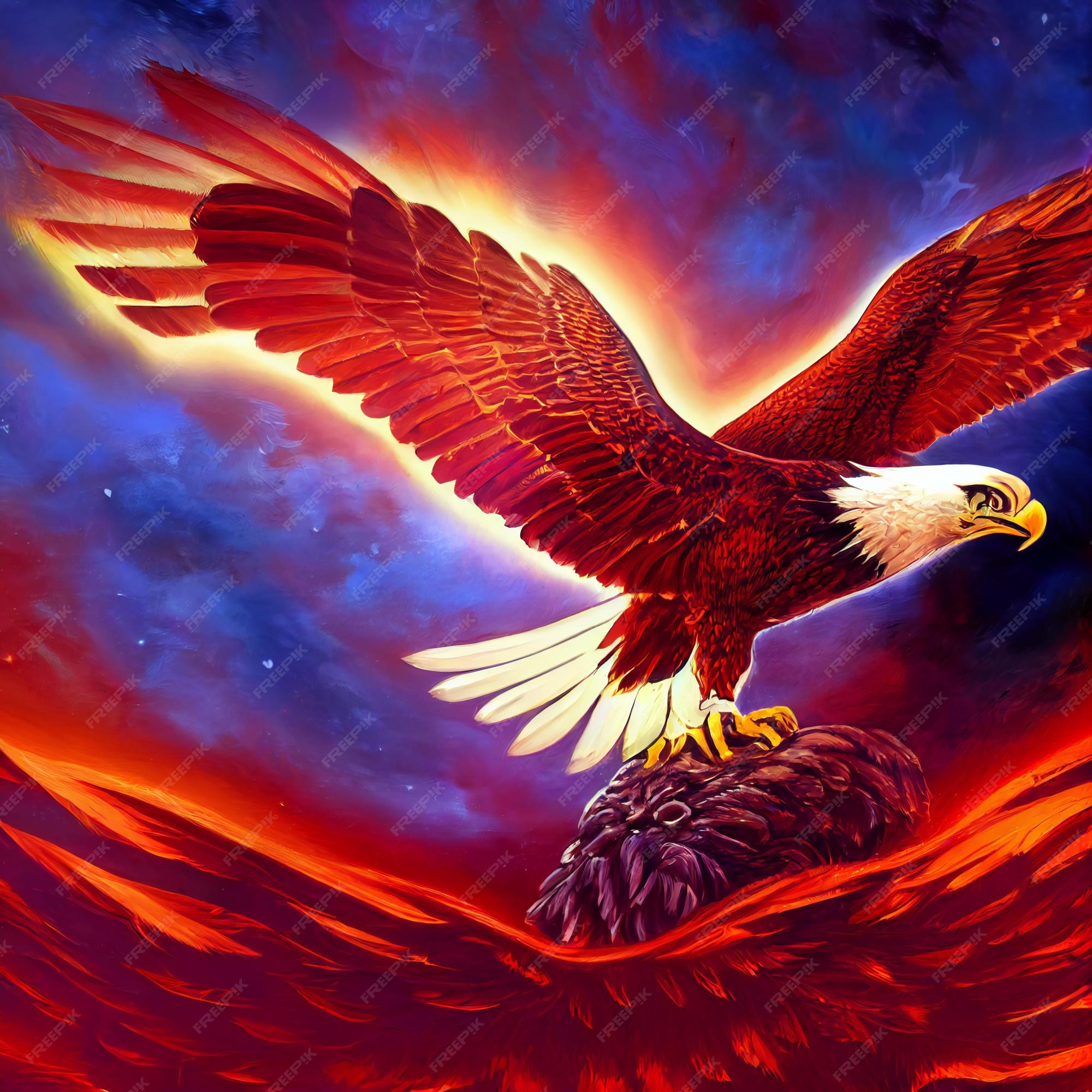 Premium Photo | Cute animal little pretty red eagle portrait from a splash of watercolor illustration Premium Photo | Cute animal little pretty red eagle portrait from a splash of watercolor illustration