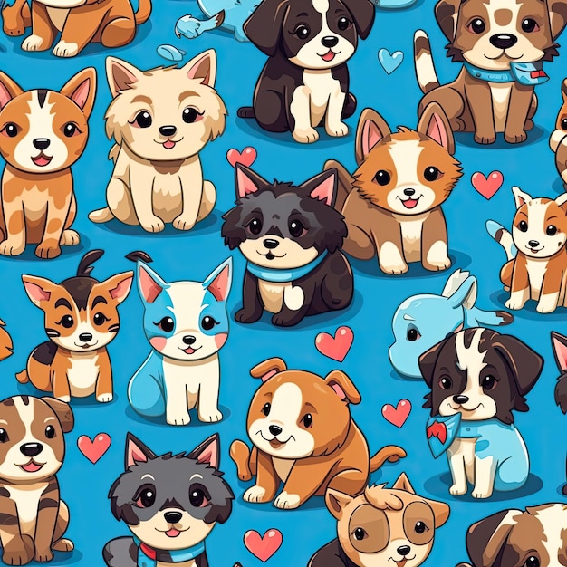 cute animals pattern