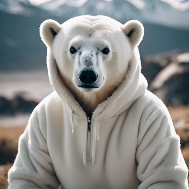 Foto animali carini che indossano cappucci