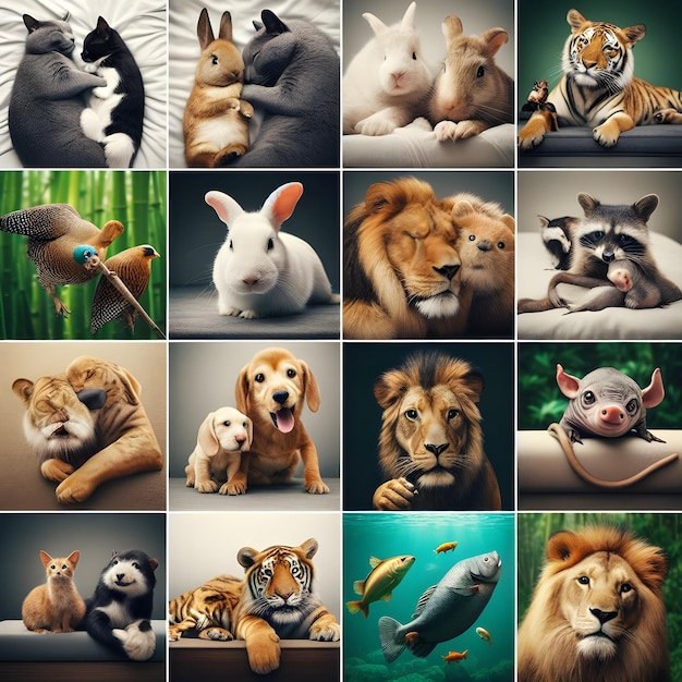 Photo cute animals