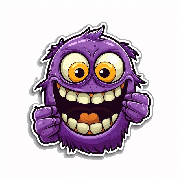 cute animated monsters different cartoon shapes