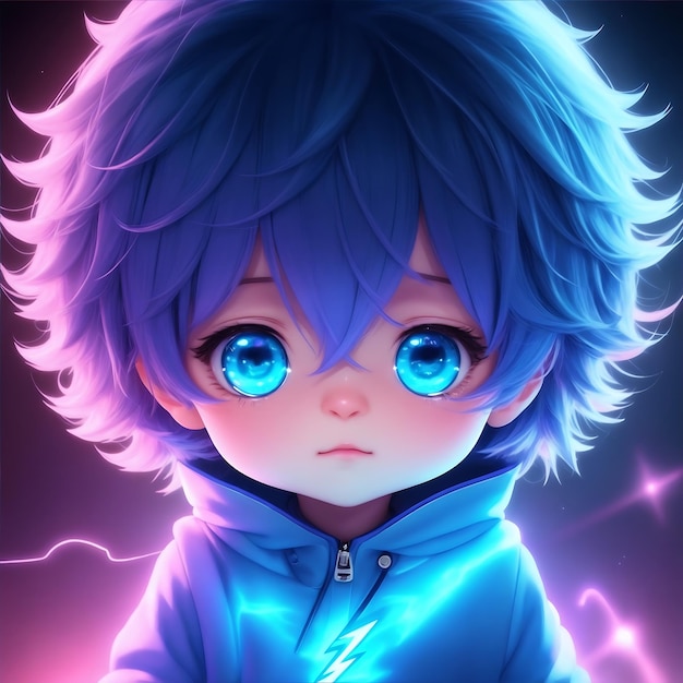 Anime Boy Blue Hair GIF  Anime Boy Blue Hair Sleeping  Discover  Share  GIFs