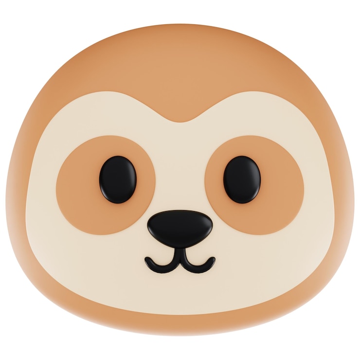Фотография милая иллюстрация 3d-иконки animoji