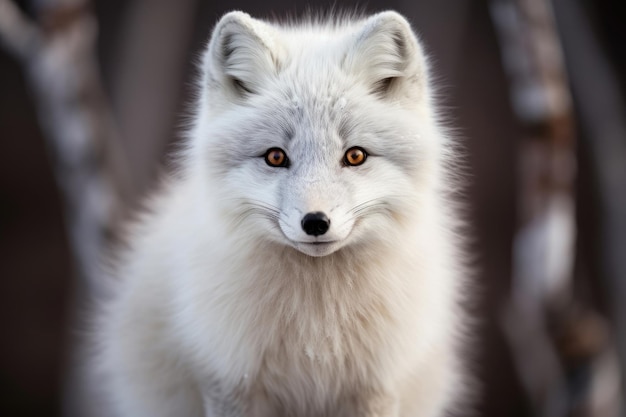 Cute Arctic Fox Closeup