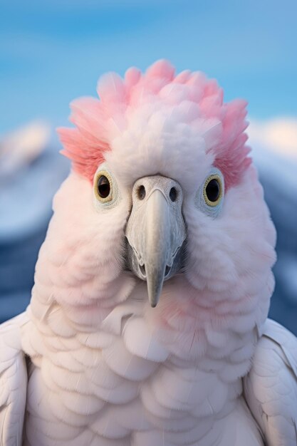 Cute Arctic Parrot Closeup