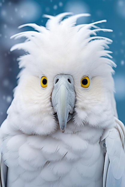 Cute Arctic Parrot Closeup