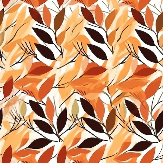 Photo cute autumn pattern