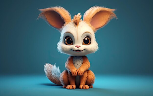 Cute baby animal character