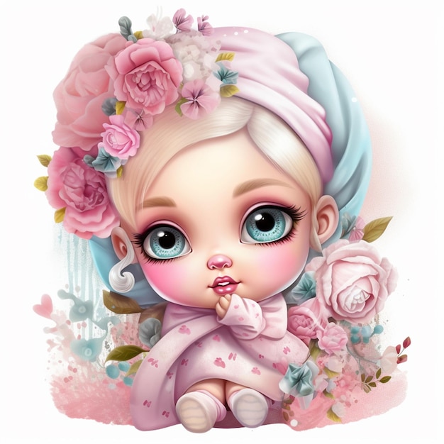 Foto cute_baby_barbie_sublimazione