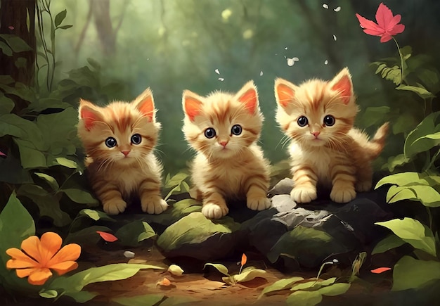 Cute baby cats