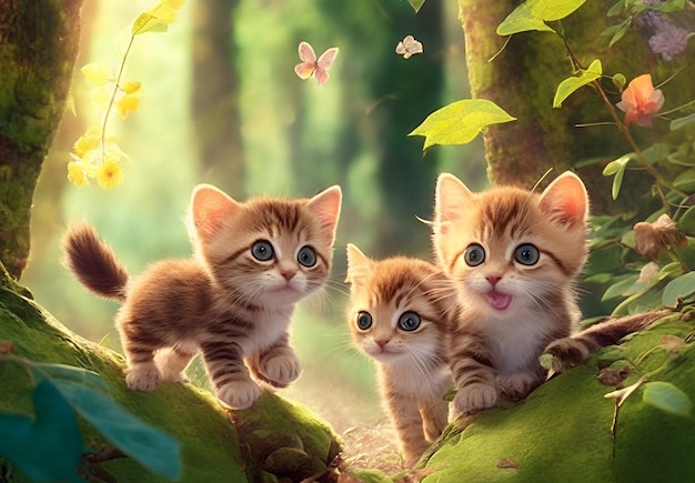 Cute baby cats